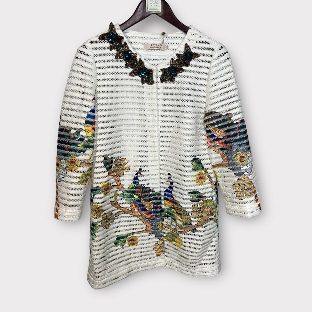Dynasty Shengdiouman (L) Jacket Mom Nature Embellished Beading - Picture 11 of 16